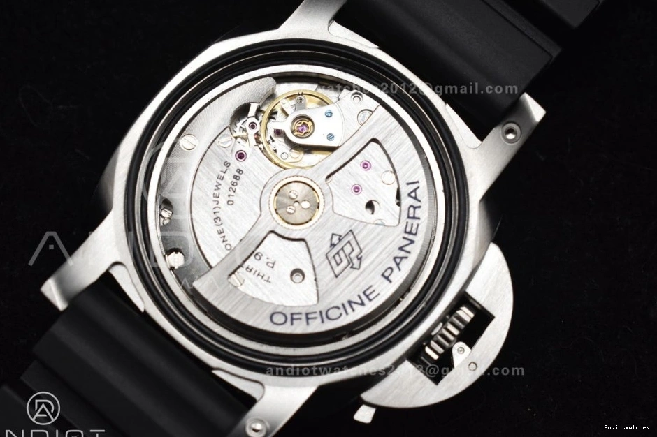 Submersible P White MoistureWicking Best Edition PAM2223 990 VSF Dial Strap 42mm Black on Rubber 0319